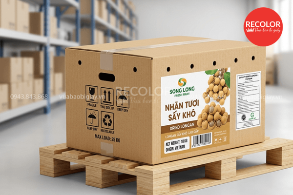 Thùng carton đựng nhãn sản xuất và in ấn theo yêu cầu 10 Xác định kết cấu thùng