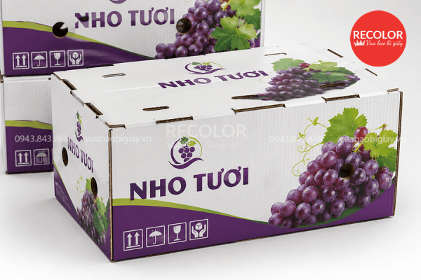Các tiêu chuẩn đánh giá thùng carton đựng nho chất lượng cao