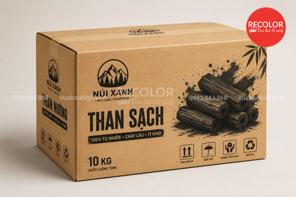 Chất liệu giấy thùng carton đựng than