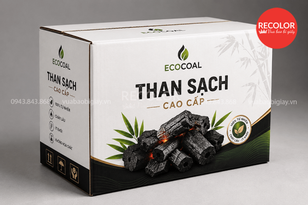 Chất liệu giấy thùng carton đựng than