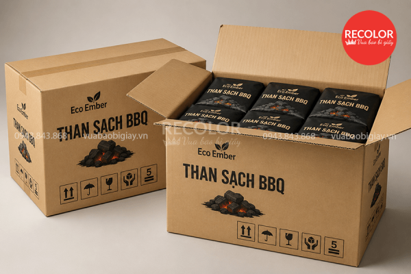 Kích thước thùng carton đựng than