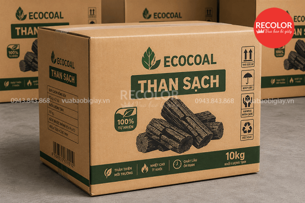 Công nghệ in thùng carton đựng than