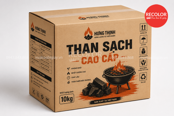 Tại sao lại chọn đặt thùng carton đựng than tại RECOLOR?