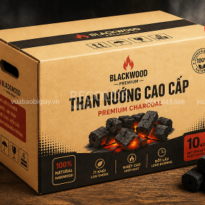 Thùng carton đựng than sản xuất và in ấn theo yêu cầu