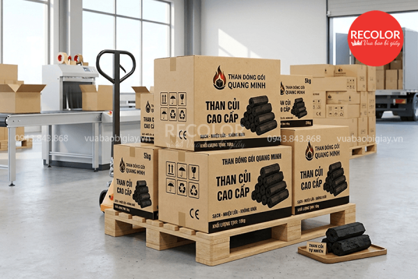 Lợi ích khi sử dụng thùng carton đựng than