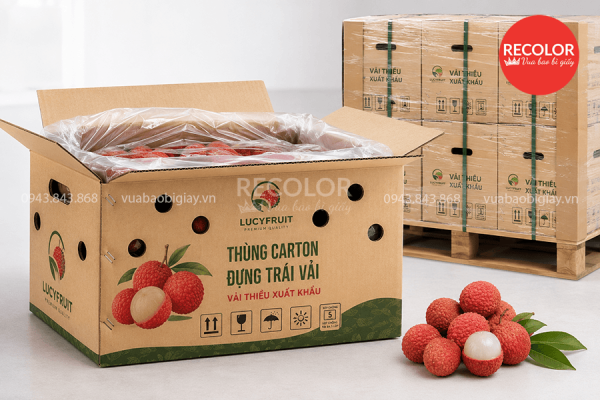 Thùng carton đựng vải xuất khẩu sản xuất và in ấn theo yêu cầu 14 Một số yếu tố gia công khác