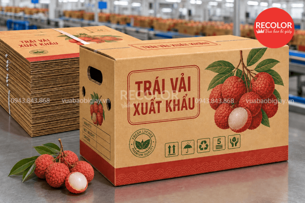 Thùng carton đựng vải xuất khẩu sản xuất và in ấn theo yêu cầu 15 Quy trình sản xuất và in thùng carton đựng vải đạt chuẩn xuất khẩu