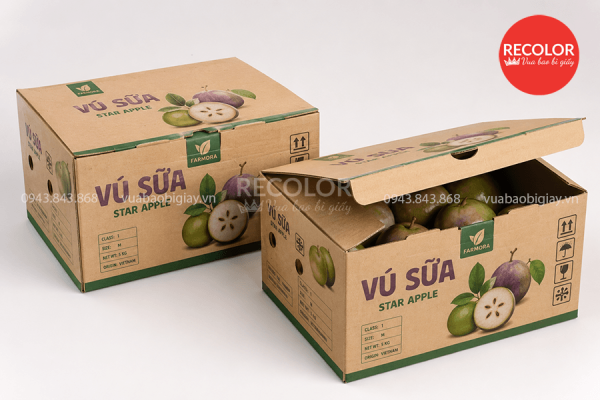 Lưu ý gì khi lựa chọn và đặt mua thùng carton đựng vú sữa