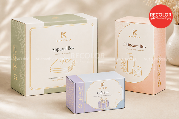 Xu hướng sử dụng hộp carton in theo yêu cầu hiện nay
