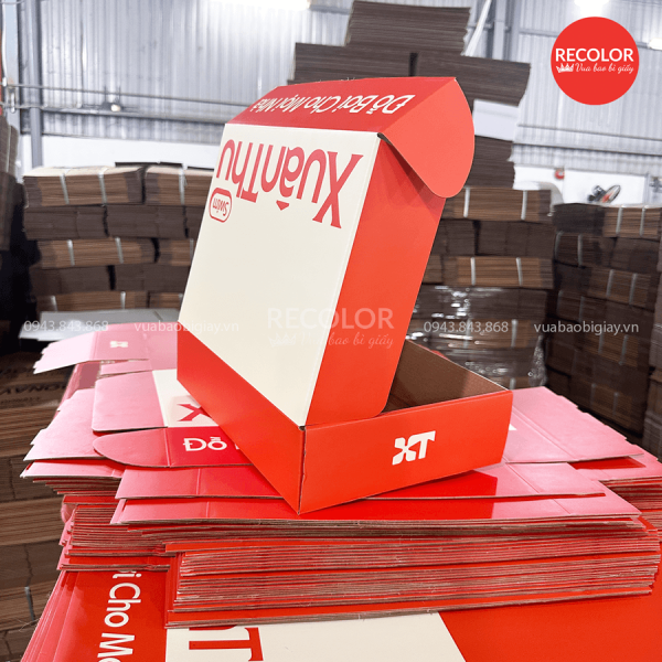 Một số kiểu mẫu hộp carton in ấn theo yêu cầu đẹp