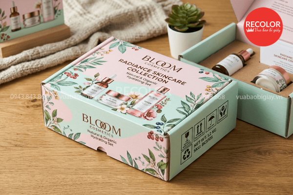 Hộp carton bồi in offset