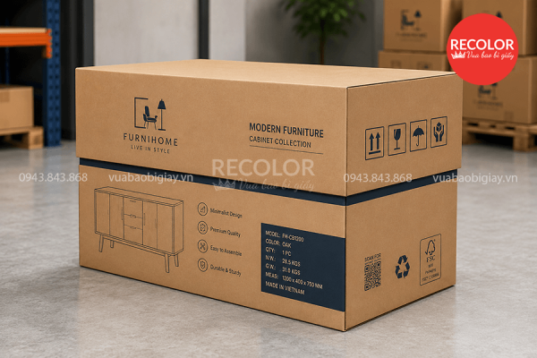 Công dụng của thùng carton âm dương