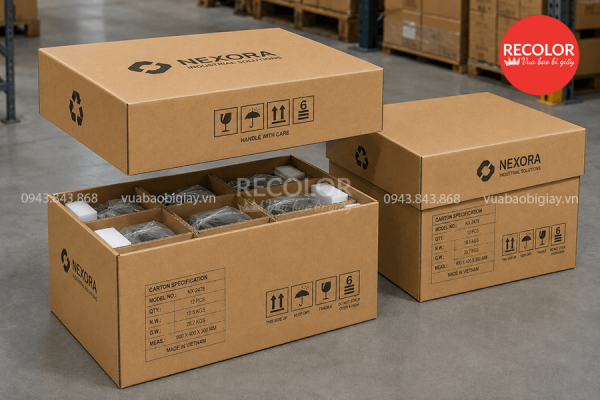 Ưu điểm và ứng dụng của thùng carton âm dương