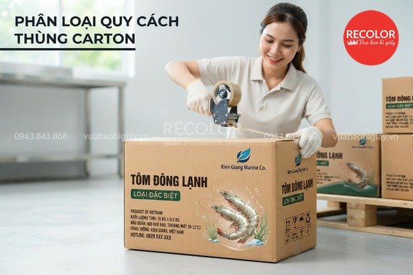Phân loại thùng carton theo quy cách chuẩn