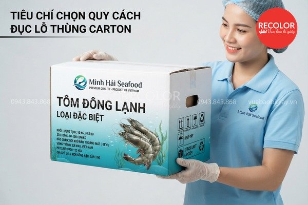 Tiêu chí chọn quy cách đục lỗ thùng carton phù hợp nhu cầu